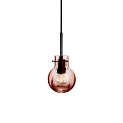 Krystallkule Taklampe<HADELAND GLASSVERK New