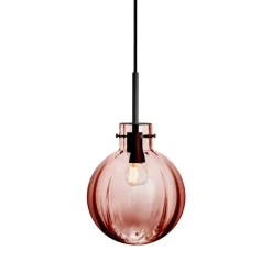 Krystallkule Taklampe<HADELAND GLASSVERK New