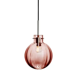 Krystallkule Taklampe<HADELAND GLASSVERK New