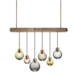 Krystalkule Taklampe<HADELAND GLASSVERK Clearance