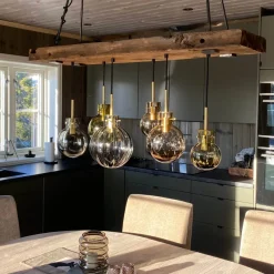 Krystalkule Taklampe<HADELAND GLASSVERK Clearance