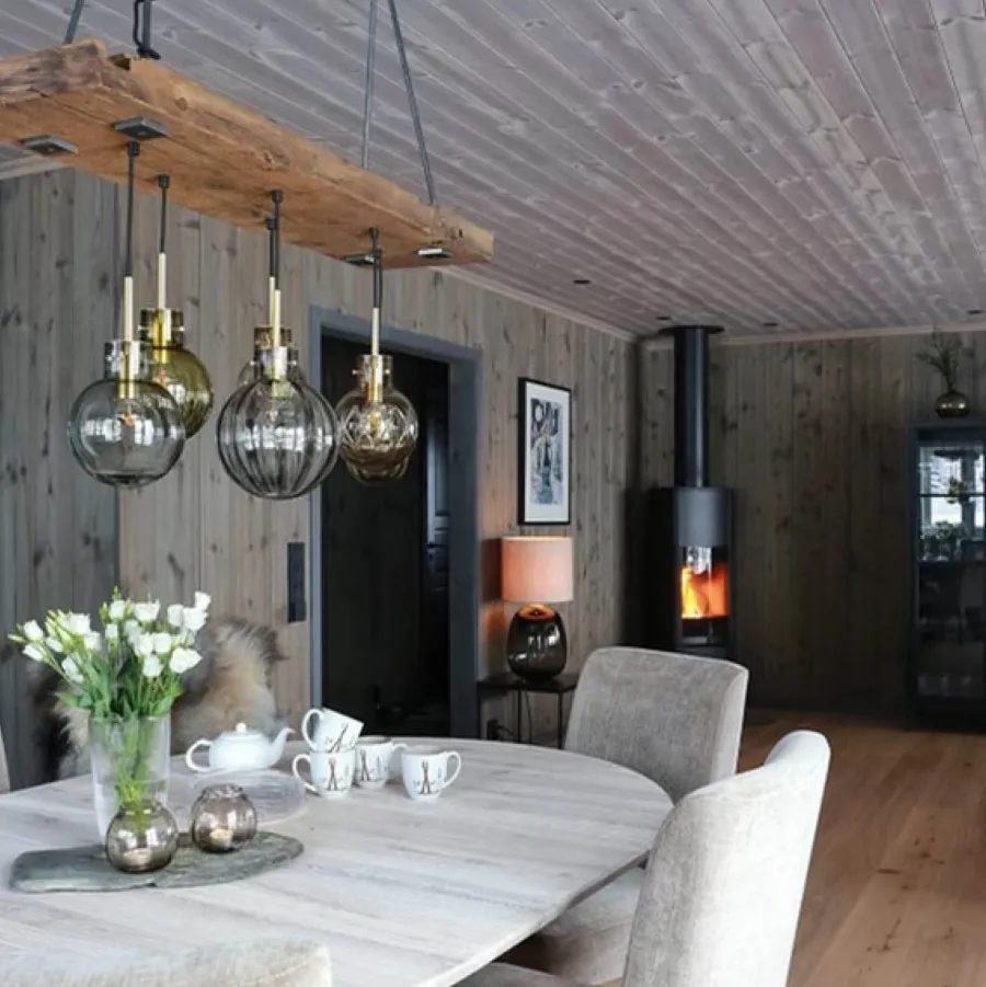 Krystalkule Taklampe<HADELAND GLASSVERK Clearance