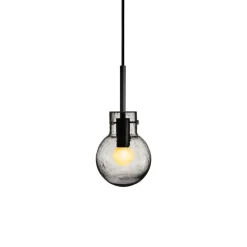 Krystallkule Taklampe Soda Røkgrå<HADELAND GLASSVERK Clearance