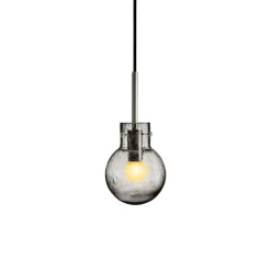 Krystallkule Taklampe Soda Røkgrå<HADELAND GLASSVERK Clearance