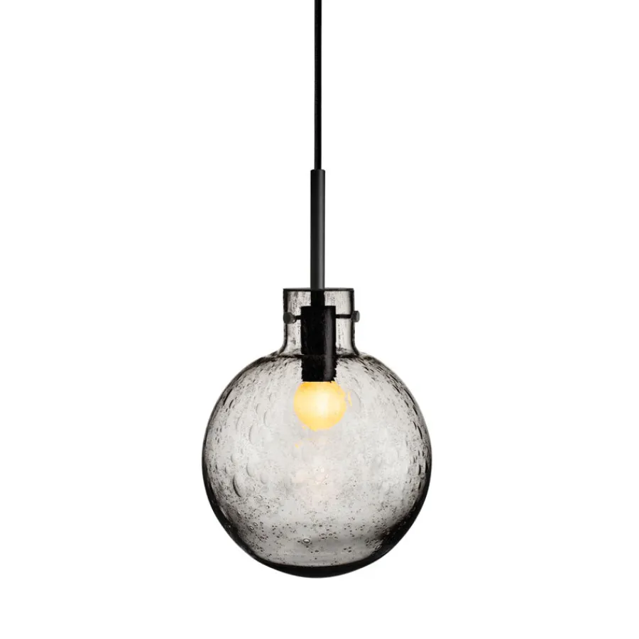 Krystallkule Taklampe Soda Røkgrå<HADELAND GLASSVERK Clearance