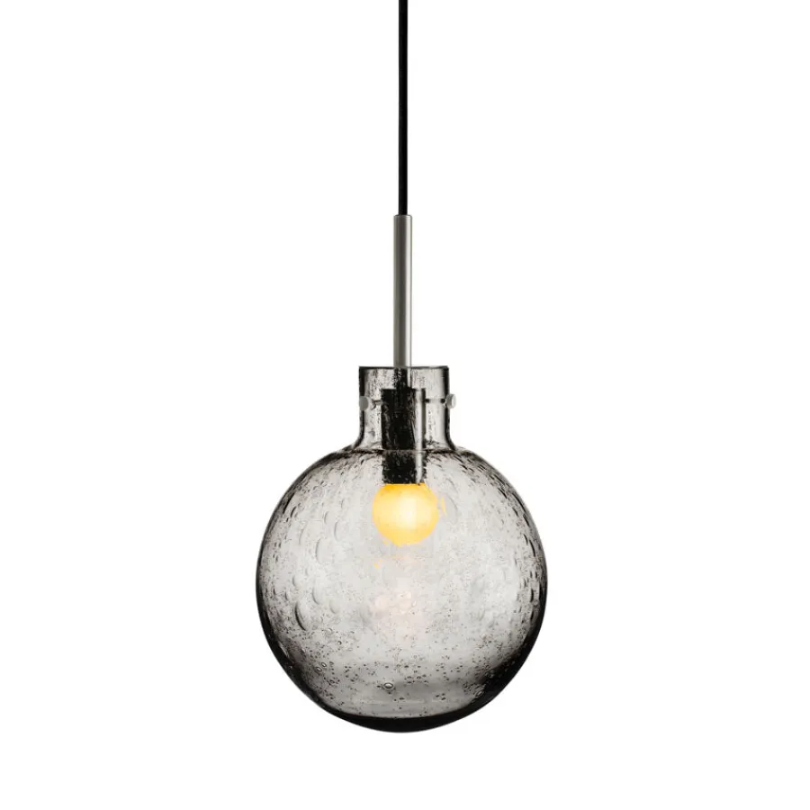 Krystallkule Taklampe Soda Røkgrå<HADELAND GLASSVERK Clearance