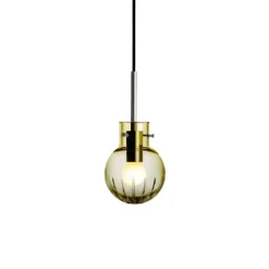 Krystallkule Taklampe Stor Stjerne Oliven<HADELAND GLASSVERK Best