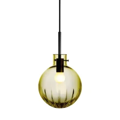 Krystallkule Taklampe Stor Stjerne Oliven<HADELAND GLASSVERK Best