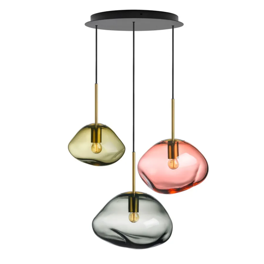 Munnblåst Crystal Stone<HADELAND GLASSVERK New