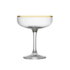 Odyssè Cavaskål Gullkant 2stk 25cl<HADELAND GLASSVERK Hot