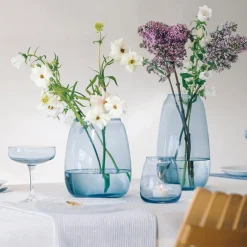 Siccori Vase 20cm Himmelblå<HADELAND GLASSVERK Sale