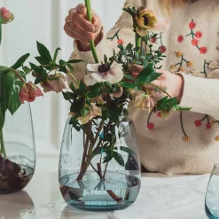 Siccori Vase 20cm Himmelblå<HADELAND GLASSVERK Sale