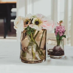 Sine Tulipanvase 20,5x16cm Kakao<HADELAND GLASSVERK Online