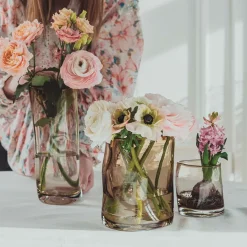 Sine Tulipanvase 20,5x16cm Kakao<HADELAND GLASSVERK Online