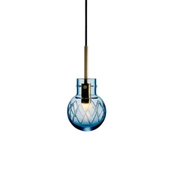 Taklampe Stålblå<HADELAND GLASSVERK Hot