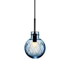 Taklampe Stålblå<HADELAND GLASSVERK Hot