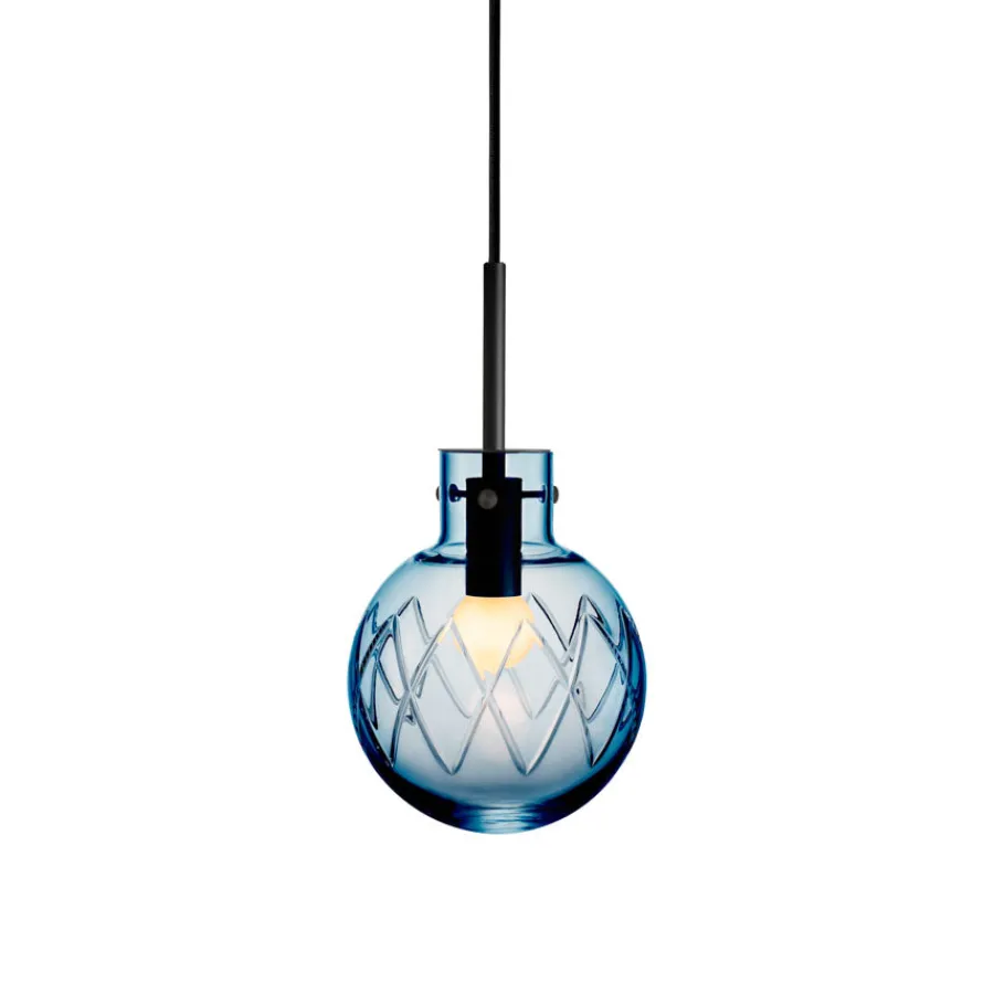 Taklampe Stålblå<HADELAND GLASSVERK Hot