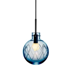 Taklampe Stålblå<HADELAND GLASSVERK Hot