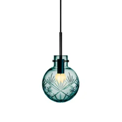 Taklampe Finn Blågrønn<HADELAND GLASSVERK