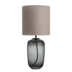Vega Bordlampe Røkgrå<HADELAND GLASSVERK New