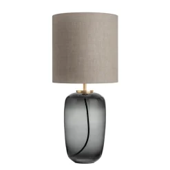 Vega Bordlampe Røkgrå<HADELAND GLASSVERK New