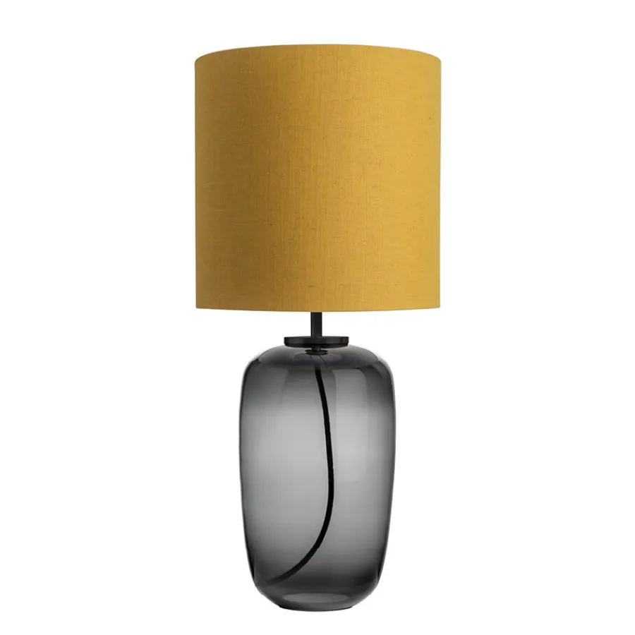 Vega Bordlampe Røkgrå<HADELAND GLASSVERK New