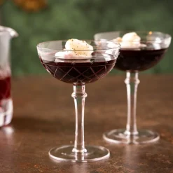 Victoria Champagneskål Ruteslip 25cl Klar<HADELAND GLASSVERK Clearance