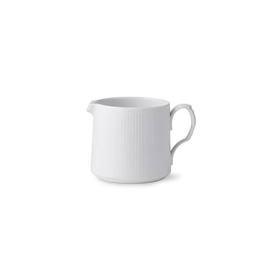 HVIT RIFLET MUGGE 70 CL<ROYAL COPENHAGEN Discount