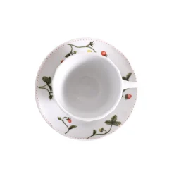 Jordbæreng Kopp & Skål 22 cl<PORSGRUNDS PORSELÆNSFABRIK Hot