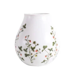 Jordbæreng Vase 19 cm<PORSGRUNDS PORSELÆNSFABRIK