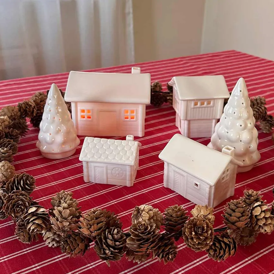 Jul På Tunet Smiu 7x5,3cm<PORSGRUNDS PORSELÆNSFABRIK Clearance