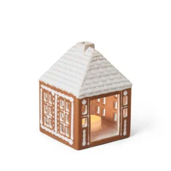 Kähler Gingerbread Lyshus Liten Brun<KÄHLER DESIGN Online