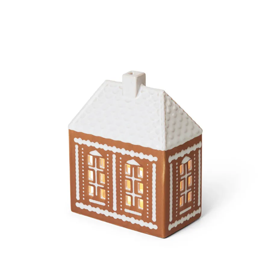 Kähler Gingerbread Lyshus Medium Brun<KÄHLER DESIGN Outlet