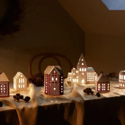 Kähler Gingerbread Lyshus Medium Brun<KÄHLER DESIGN Outlet