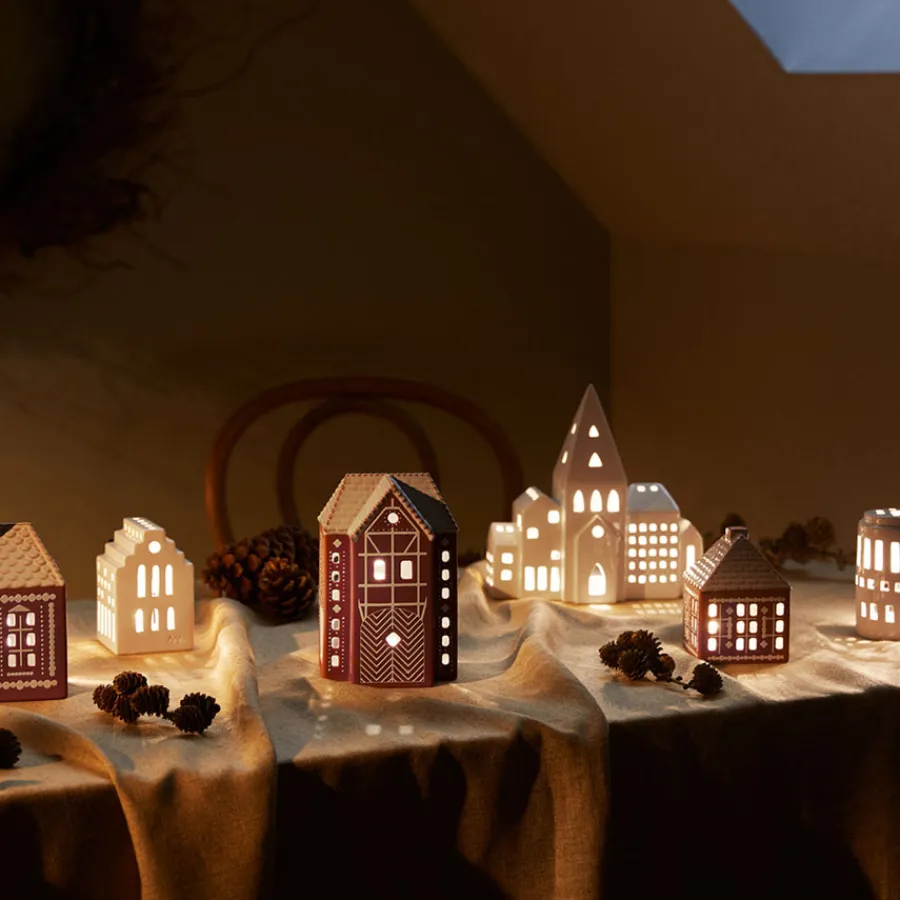 Kähler Gingerbread Lyshus Medium Brun<KÄHLER DESIGN Outlet