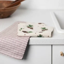 Kjøkkenhåndkle Furu/Mønster Bomull 50X70cm 2pk<CHRISTIANIA 1739 Hot