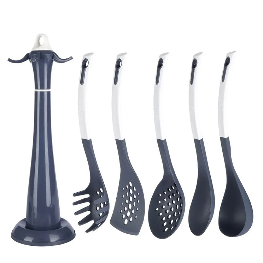 Kjøkkenredskap 5 Deler Med Stativ 31,5cm Grå<BØRSCOMPAGNIET AS Clearance