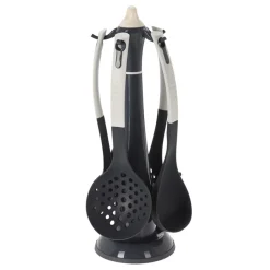 Kjøkkenredskap 5 Deler Med Stativ 31,5cm Grå<BØRSCOMPAGNIET AS Clearance