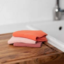 Klut Fersken Mix Bomull 25x25cm 3pk<CHRISTIANIA 1739 Best