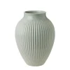 Vase 27cm Riflet Mint<KNABSTRUP KERAMIK Clearance