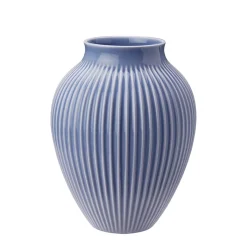 Vase 27cm Riflet Lavendel<KNABSTRUP KERAMIK