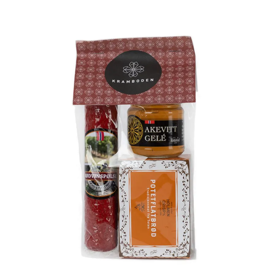 Gavepakke Spekepølse/Flatbrød/Gele<KRAMBODEN Best