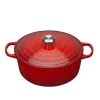 Støpejernsgryte 5,3L/26cm Cerise<LE CREUSET Discount