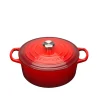 Støpejernsgryte 3,3L/22cm Cerise<LE CREUSET Hot