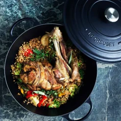 Støpejernsgryte 4,2L/24cm Matte Black<LE CREUSET Discount