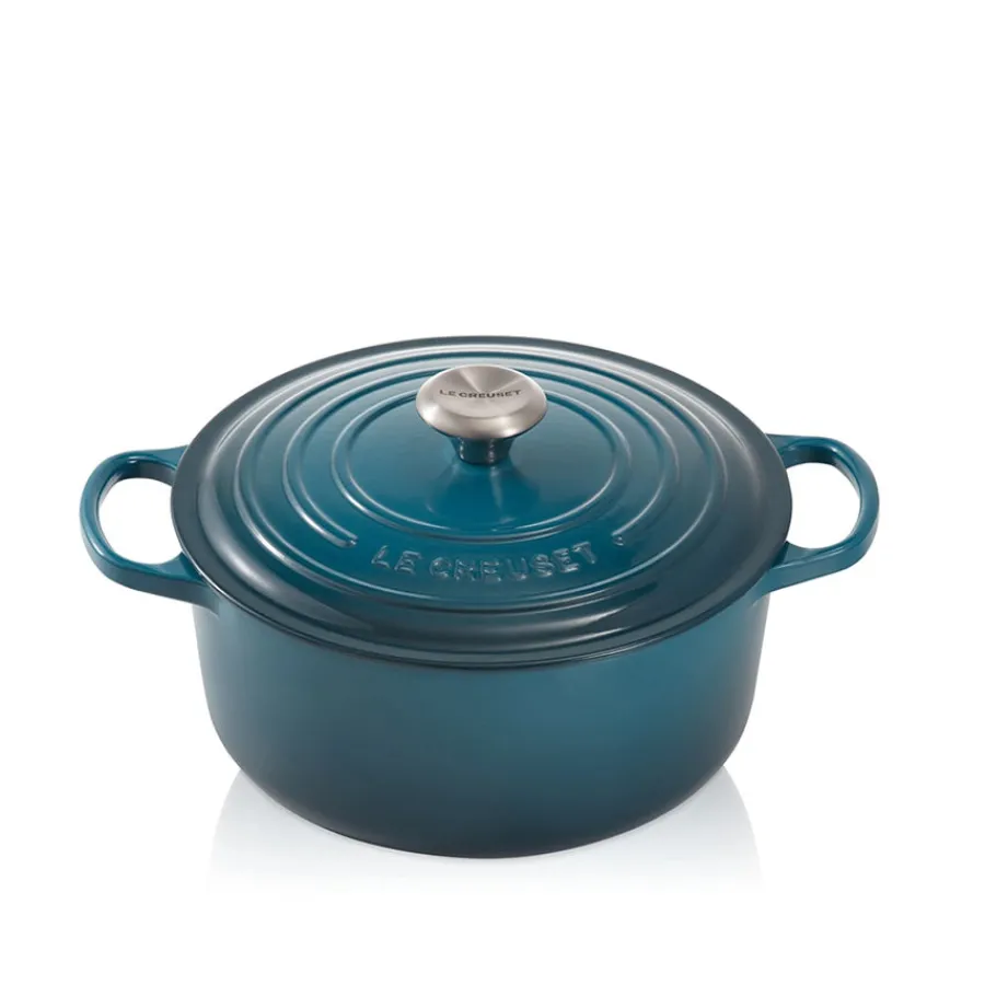 Støpejernsgryte 4,2L/24cm Deep Teal<LE CREUSET Clearance