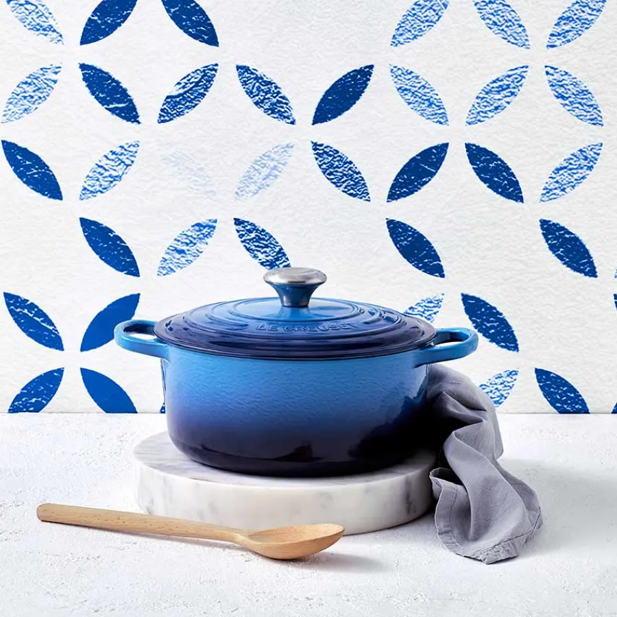 Støpejernsgryte 4,2L/24cm Azure<LE CREUSET Online