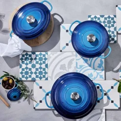 Støpejernsgryte 4,2L/24cm Azure<LE CREUSET Online