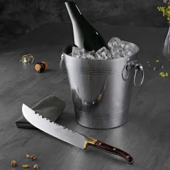 Champagnesabel Laguiole 27cm Stål/Tre<LION SABATIER New