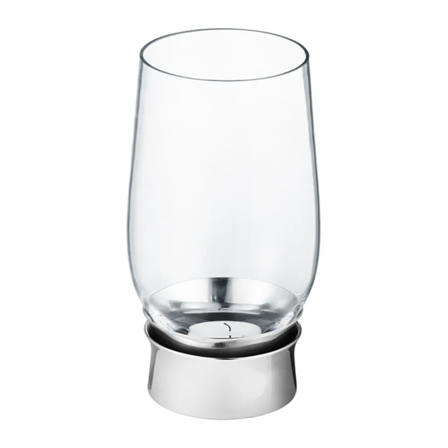 LUMIS FYRFADSSTAGE RUSTRIT STÅL GLAS<GEORG JENSEN